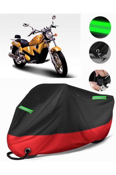 MotoEN Dorado Poseidon Compatible Premium Motorcycle Tarpaulin (Lock Compatib...