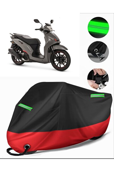 MotoEN Peugeot Belville 200I Abs Compatible Premium Motorcycle Tarpaulin (Loc...