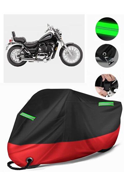 MotoEN سوزوكي VL 600 Intruder متوافق مع القماش المشمع للدراجات النارية (متواف...