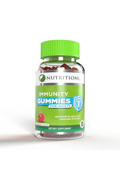NUTRITIONL Immunity Gummies For Adult - Antioxidant Properties | Rassberry Flavor, 60 Gummies