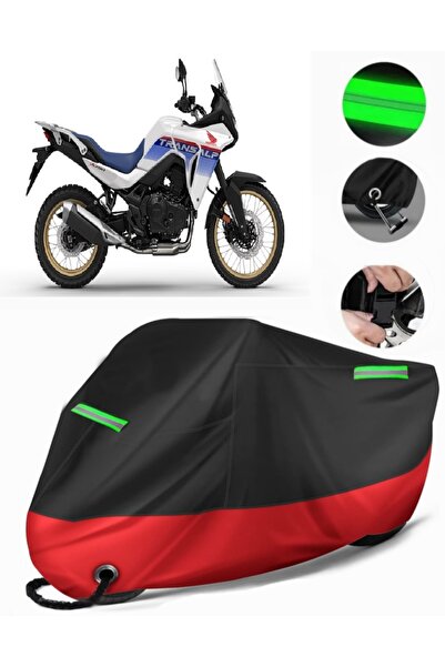 MotoEN غطاء دراجة نارية ممتاز متوافق مع Honda XL 750 Transalp (متوافق مع القف...