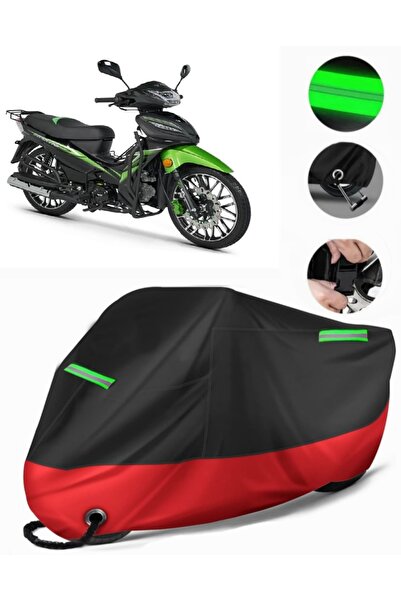 MotoEN Rks Sniper 50 Pro X Compatible Premium Motorcycle Tarpaulin (Lock Comp...