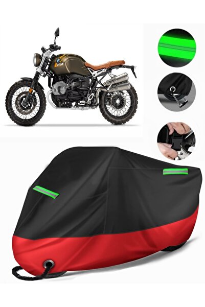 MotoEN Bmw R Nine t Scrambler Compatible Premium Motorcycle Tarpaulin (Lock C...