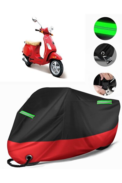 MotoEN Vespa LX 150 3V، أي مشمع دراجة نارية ممتاز متوافق (متوافق مع القفل) أس...