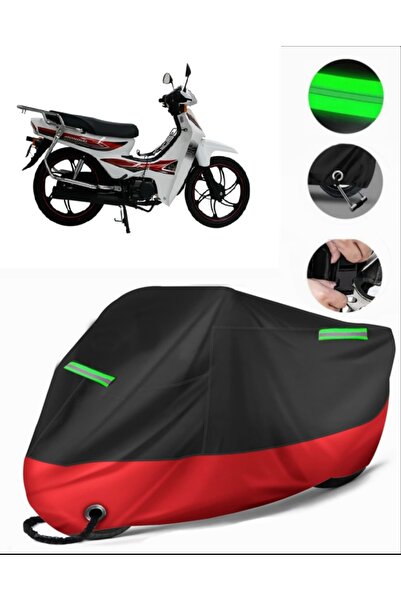 MotoEN غطاء دراجة نارية ممتاز متوافق مع Mondial 100 SFC Automatic X (متوافق م...