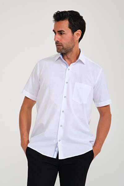 Fitmens Classic Short Sleeve Neon Floral Armure Gift Boxed Men's Shirt Fs-001...
