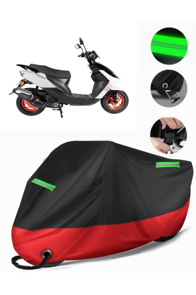 MotoEN Arora AR 50-11 Ares متوافق مع القماش المشمع للدراجات النارية (متوافق م...