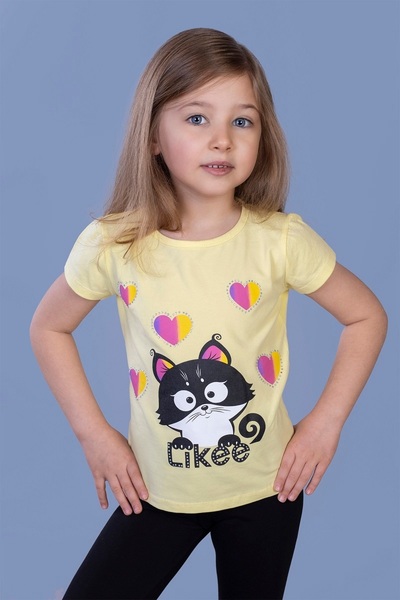 Toontoy Μπλουζάκι για κορίτσια Likee Cat με τύπωμα