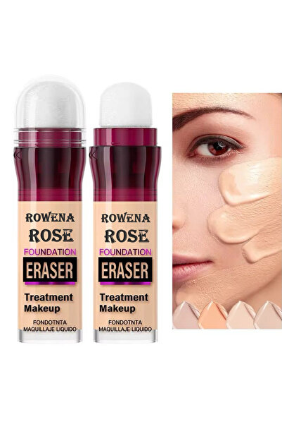 ROWENAROSE Yoğun Kapatıcı Besleyıcı Aydınlatıcı Süngerli Gözaltı Kapatıcı/con...