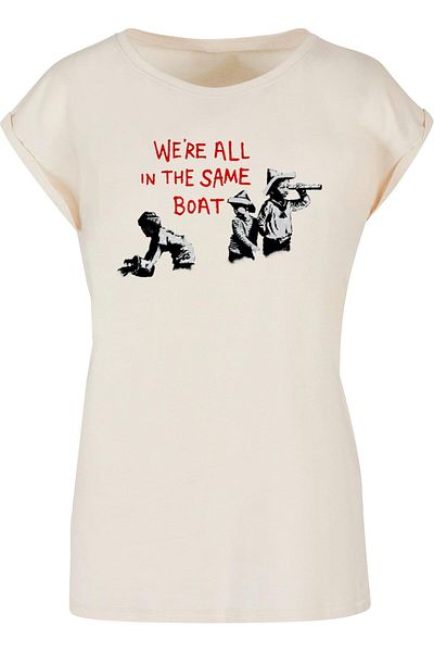 Merchcode Ladies Brandalised - In The Same Boat T-shirt