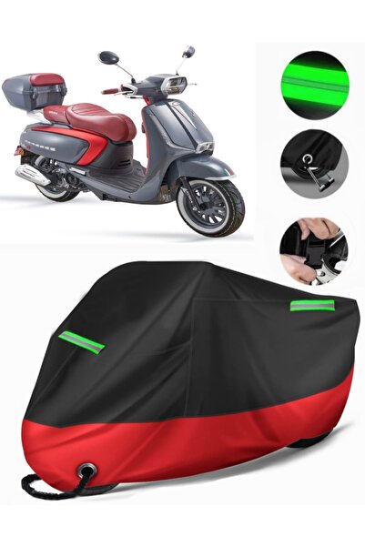 MotoEN Bisan Rival Compatible Premium Motorcycle Tarpaulin (Lock Compatible) ...