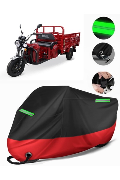 MotoEN Kral Motor KR-200 Titus 196 CC متوافق مع القماش المشمع للدراجات الناري...