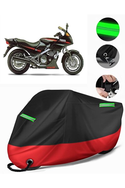 MotoEN غطاء دراجة نارية ممتاز متوافق مع Yamaha FJ 1200 (متوافق مع القفل) أسود...