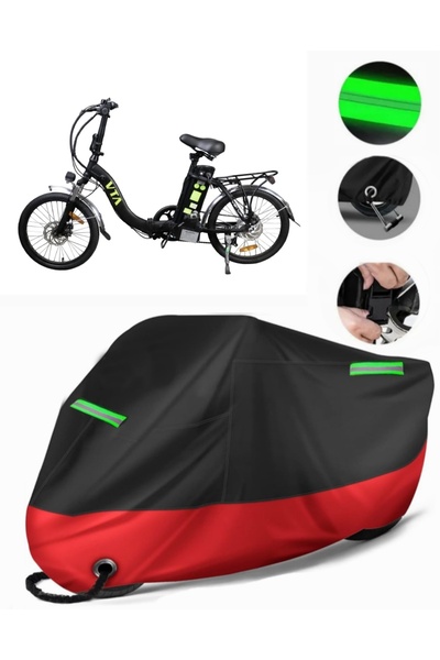 MotoEN Volta Vb1 Compatible Premium Motorcycle Tarpaulin (Lock Compatible) Bl...