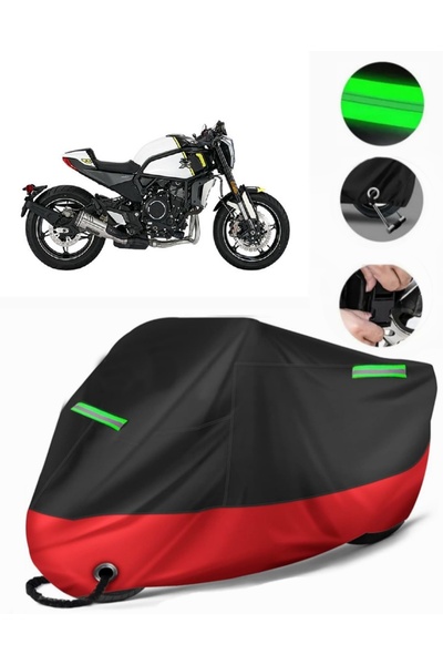 MotoEN Cf Moto 700Cl-X Sport Compatible Premium Motorcycle Tarpaulin (Lock Co...