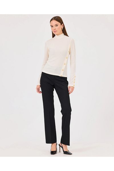 SEÇİL Ecru Casual Blouse - 242810006   Seçil