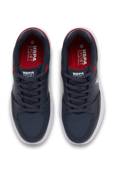 U.S. Polo Assn. Men's Navy Low-Top Sneakers - Lightweight Lace-Up Design, Comfortable for Everyday Outfits