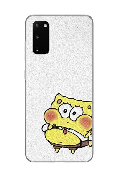 Dali Design حافظة شفافة متوافقة مع هاتف Samsung Galaxy S20+ بتصميم سبونج بوب ...