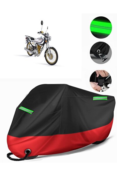 MotoEN Arora Cg50 Compatible Premium Motorcycle Tarpaulin (Lock Compatible) B...