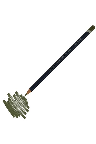 Derwent Watercolor Waterable Crayon Olive Green