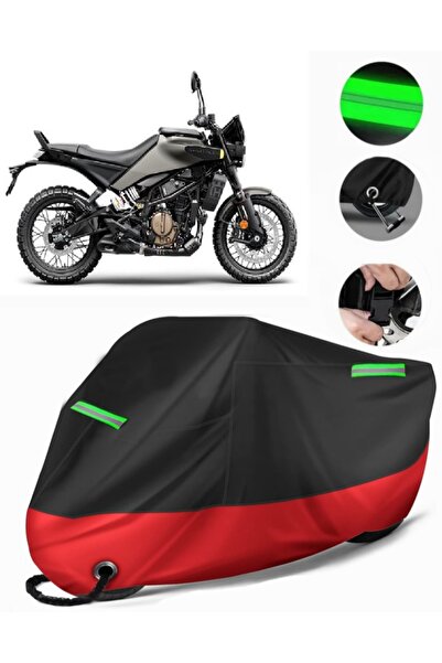 MotoEN Husqvarna Svartpilen 125 Compatible Premium Motorcycle Tarpaulin (Lock...