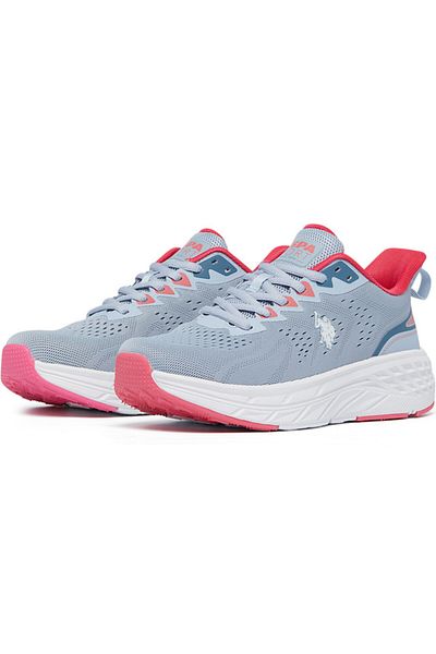 U.S. Polo Assn. Women's Green Low-Top Sneakers - Bold Lace-Up Style, Comfortable Casual Footwear