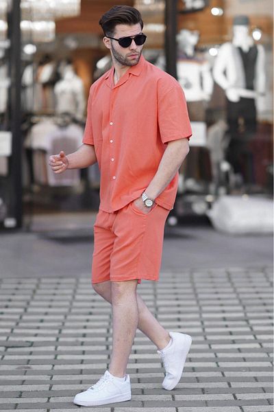 Madmext Orange Basic Ανδρικό Σορτς 6729