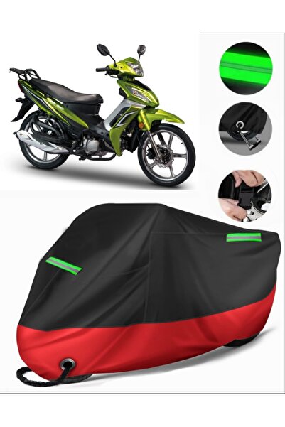 MotoEN Motoran Zs 100 Compatible Premium Motorcycle Tarpaulin (Lock Compatibl...