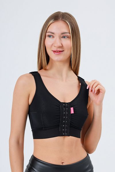 LİPOTEKS Postoperative Breast - After-Revision Bra Corset, Gathered Cup/Gridded