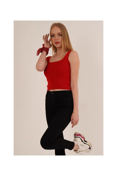 Cotton Mood 23256231 Knitwear Wide Strap Athlete RED