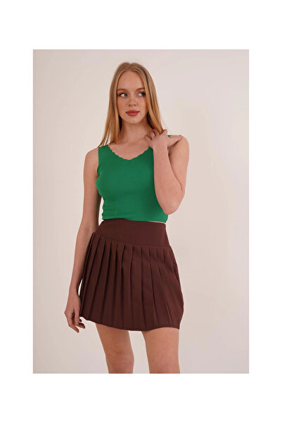 Cotton Mood 23256336 Knitwear Ladder Collar Athlete GREEN