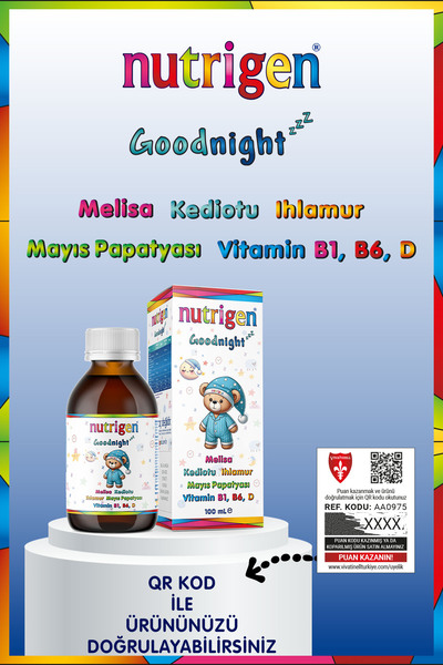 Nutrigen Good Night Lemon Balm, Valerian, May Chamomile, Linden and Vitamins