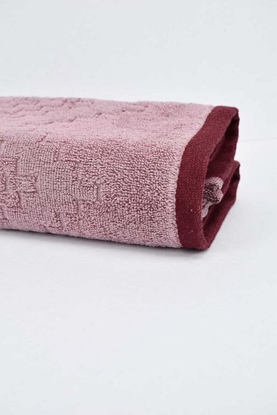 birizmoda Πετσέτα χεριών και προσώπου Cube Jacquard - Dusty Rose