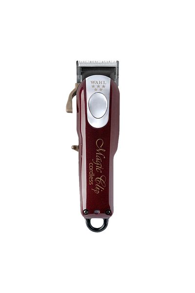 Wahl Cord and Cordless Magic Clip Electric Shaver 08148-2416H - Dark Red