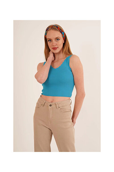 Cotton Mood 23256336 Knitwear Ladder Collar Athlete BLUE