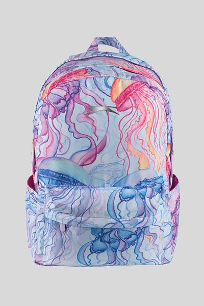 Slazenger Rucsac de școală cu fermoar cu mai multe compartimente, imprimat pentru copii