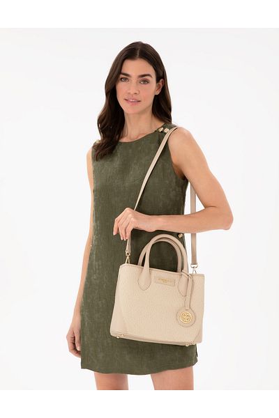 Pierre Cardin Ecru Shoulder Bag 50305476 -Vr019