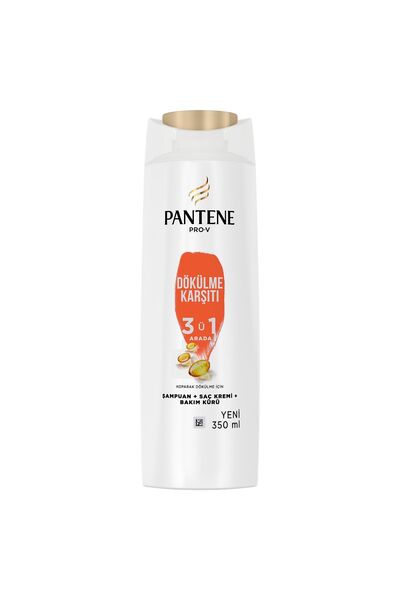 Pantene 350 Ml Şampuan 3in1 Saç Dökülmesine Karşı