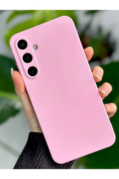 Go Aksesuar حافظة سيليكون مرنة متوافقة مع هاتف Galaxy A55