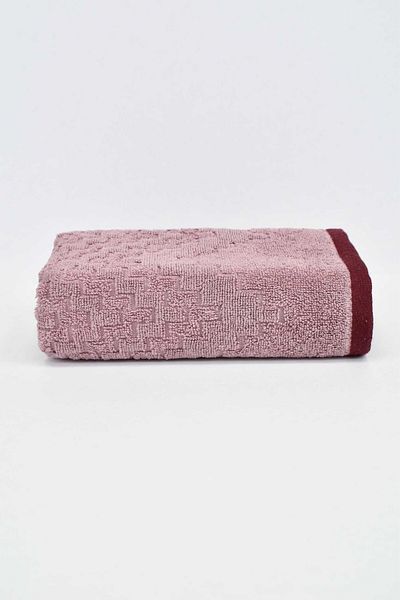 birizmoda Πετσέτα χεριών και προσώπου Cube Jacquard - Dusty Rose
