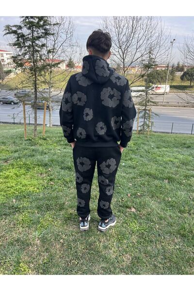 bellanova Set de treninguri Swetshert imprimate cu 3 fire de prima calitate