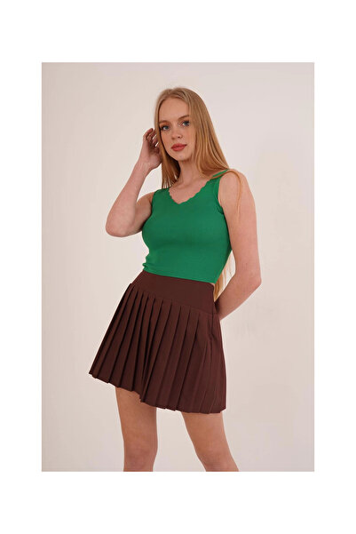 Cotton Mood 23256336 Knitwear Ladder Collar Athlete GREEN