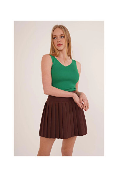 Cotton Mood 23256336 Knitwear Ladder Collar Athlete GREEN