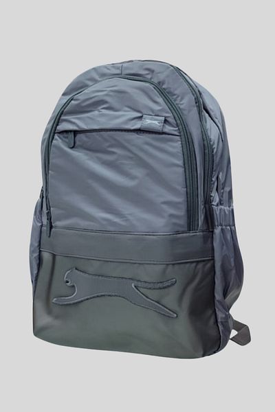 Slazenger Rucsac de școală cu fermoar cu mai multe compartimente, imprimat pentru copii