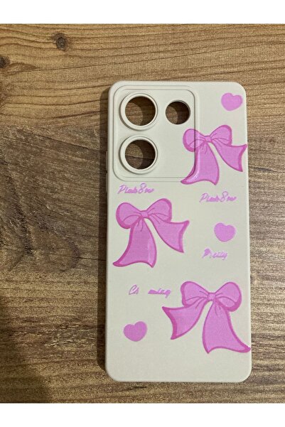 Newon غلاف هاتف TECNO CAMON 20/20 PRO مطبوع على شكل قلب من السيليكون المخملي