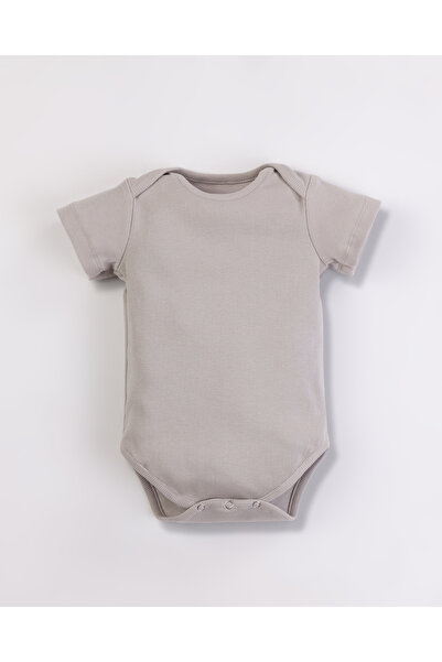 Alttan Çıtçıtlı Unisex Kaşkorse Bebek Zıbın