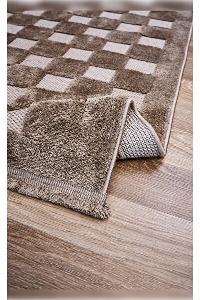 Apex Halı Orion 4212 Bej Yumuşak Dokulu İskandinav Desenli Makine Halısı