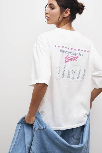 Pull & Bear STWD T-shirt with heart graphic