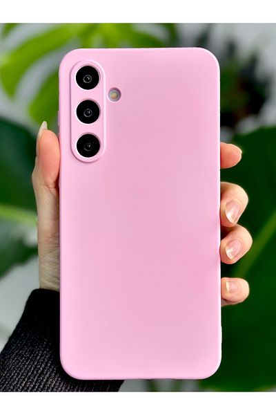 Go Aksesuar حافظة سيليكون مرنة متوافقة مع هاتف Galaxy A55