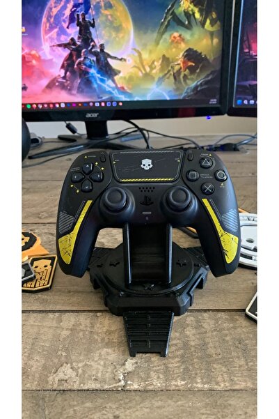 Goplast Premium Helldivers 2 Dekoratif Kol Tutucu, Joystick Kumanda Standı, X...